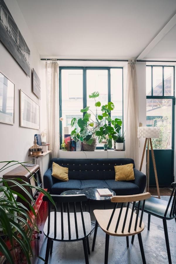 Duplex Sur Cour Arboree Parijs Buitenkant foto